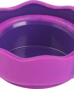 daardoor blijft de werkplek schoon. Watercup is makkelijk te reinigen en gemaakt van zeer stevig materiaal. Kleur roze marmer.