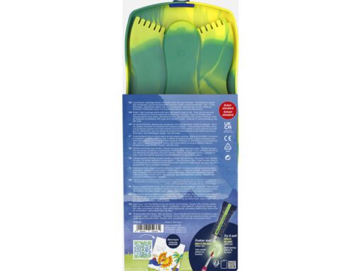 Waterverfdoos Faber-Castell Connector Dino 12kleuren +1     tube wit