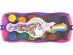 Waterverfdoos Faber-Castell Connector Unicorn 12kleuren +1  tube wit