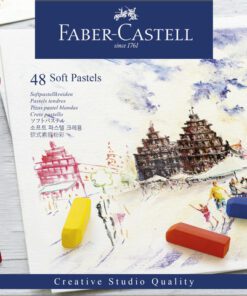 pastelkrijt halve engte etui a 48st
