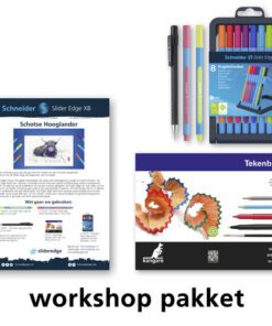 Workshoppakket Schotse hooglander Schneider inclusief       toebehoren NL/FR