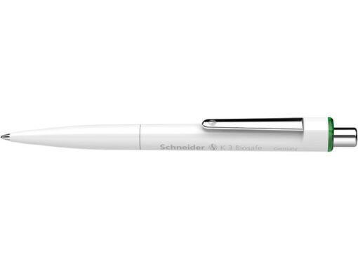 balpen Schneider K3 Biosafe M wit/groen