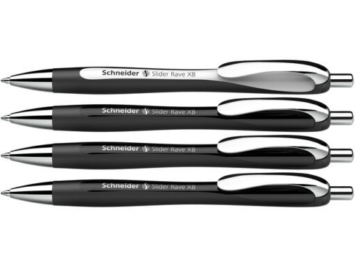 Balpen Schneider Rave XB Black box assorti doos a 3 + 1     gratis