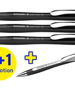 Balpen Schneider Rave XB Black box assorti doos a 3 + 1     gratis
