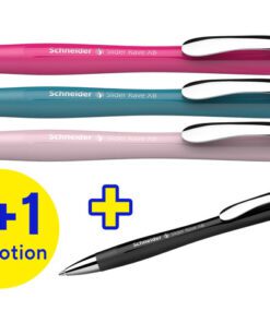 Balpen Schneider Rave XB  Colour assorti doos a 3 + 1 gratis