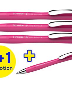 Balpen Schneider Rave XB  Power Pink doos a 3 + 1 gratis