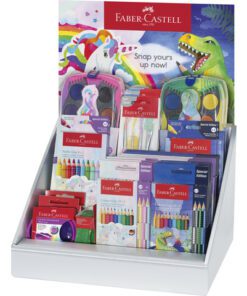 Display Faber-Castell Unicorn en Dino kleuren en verven     32-delig