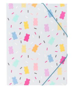 Elastomap B'LOG SWEET CANDY A4 a4 folio met elast. en 3     flap. krimp 2 st