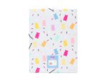 Elastomap B'LOG SWEET CANDY A4 a4 folio met elast. en 3     flap. krimp 2 st