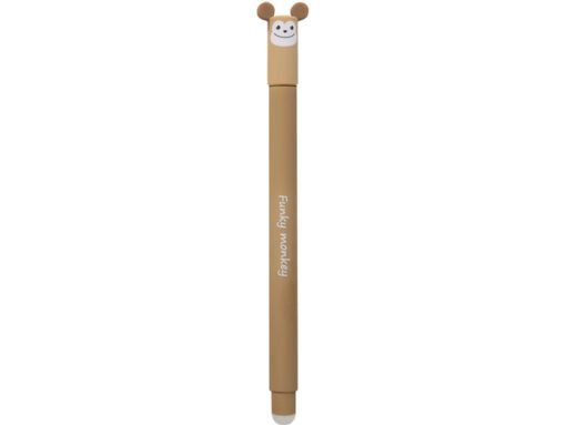 Gelpen Eberhard Faber Animal Erase-It Aap schrijfkleur:     blauw Tekst: Funky monkey.