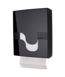 Handdoek dispenser Celtex V/Z-vouw zwart