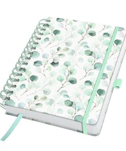 Notitieboek Jolie A5 spiraal Eucalyptus Day HC blanco 240   pag 120gr