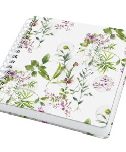 Notitieboek Jolie A5 vierkant spiraal Fairytale Garden HC   blanco 240pag 120gr