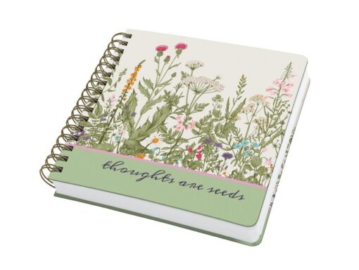Notitieboek Jolie A5 vierkant spiraal Wild herbs punt-      gelijnd 240pag 120gr