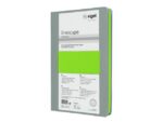 Notitieboek Linescape Neo A5 l.grijs/lime lijn 176pag 80gr  HC