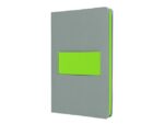 Notitieboek Linescape Neo A5 l.grijs/lime lijn 176pag 80gr  HC