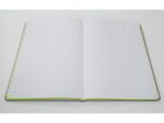 Notitieboek Linescape Neo A5 l.grijs/lime lijn 176pag 80gr  HC