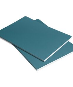 Notitieschrift Linescape Neo A5 2st. blauw/papaya lijn 68   pag 80gr.