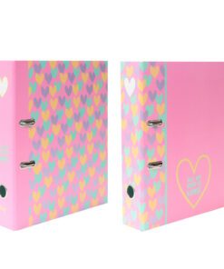 Ordner B'LOG HEARTS A4 2R 8cm krimp 2 stuks 2 motieven
