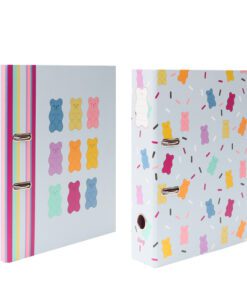 Ordner B'LOG SWEET CANDY A4 2r 8cm krimp a 2st 2 motieven