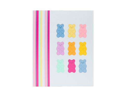 Ringband B'LOG SWEET CANDY A4 2r d-25mm krimp a 2stuks 2    motieven