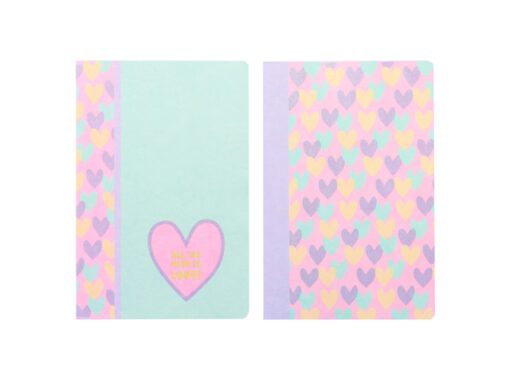 Schrift B'LOG HEARTS A4 lijn 48v 90gr krimp 2st 2 motieven