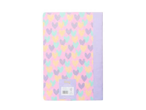 Schrift B'LOG HEARTS A5 lijn 48v 90gr krimp 2st 2 motieven