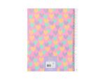 Spiraalblok B'LOG HEARTS A4 ruit 5mm HC 80v 90gr krimp 2st