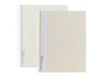Spiraalblok ECOLOGIQUE A5 ruit 5mm 80v 90gr krimp 2st