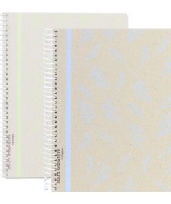 Spiraalblok ECOLOGIQUE A5 ruit 5mm 80v 90gr krimp 2st