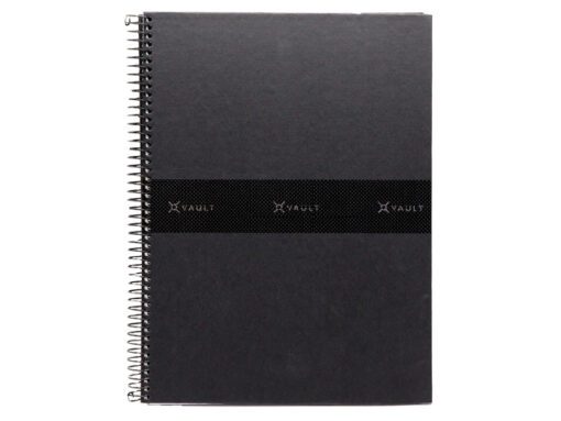 Spiraalblok VAULT A4 HC ruit 5mm HC 80v 90gr krimp 2st