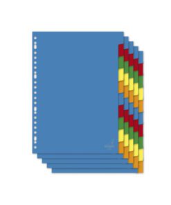 Tabblad Kangaro A4 blanco PP 120micron krimp a 5 sets