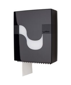 Toiletpapier dispenser Celtex Mini Jumbo zwart