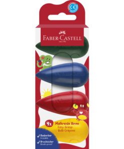 Waskrijt Faber-Castell Bulb 4 stuks op karton blister