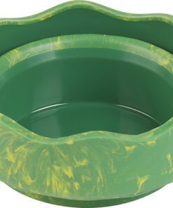 daardoor blijft de werkplek schoon. Watercup is makkelijk te reinigen en gemaakt van zeer stevig materiaal. Kleur green marmer.