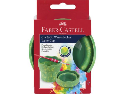 Watercup Faber-Castell Clic&Go green marble