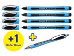Balpen Schneider Memo XB Black box assorti doos a 4 + 1     Slider Rave gratis