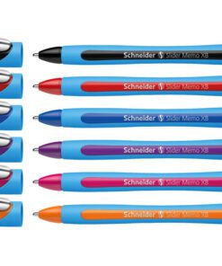 Balpen Schneider Memo XB etui assorti a 6 stuks 5 + 1 gratis