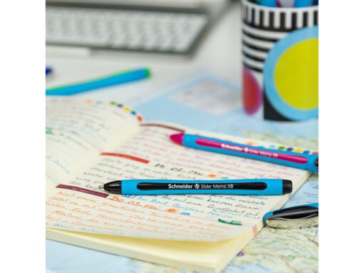Balpen Schneider Memo XB etui assorti a 6 stuks 5 + 1 gratis