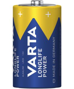Batterij Varta Longlife Power D blister a 2 stuks