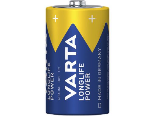 Batterij Varta Longlife Power D blister a 2 stuks