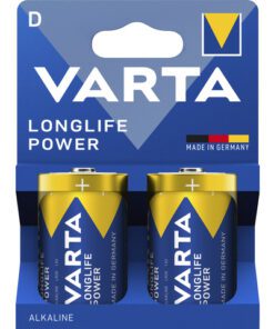 Batterij Varta Longlife Power D blister a 2 stuks