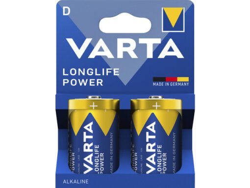 Batterij Varta Longlife Power D blister a 2 stuks