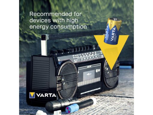 Batterij Varta Longlife Power D blister a 2 stuks