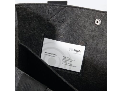Desk Sharing Bag Basic M donkergrijs 360x280x150mm