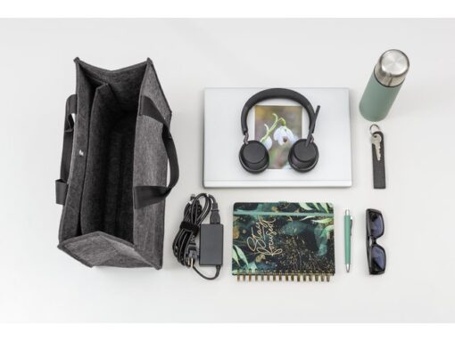 Desk Sharing Bag Basic M donkergrijs 360x280x150mm
