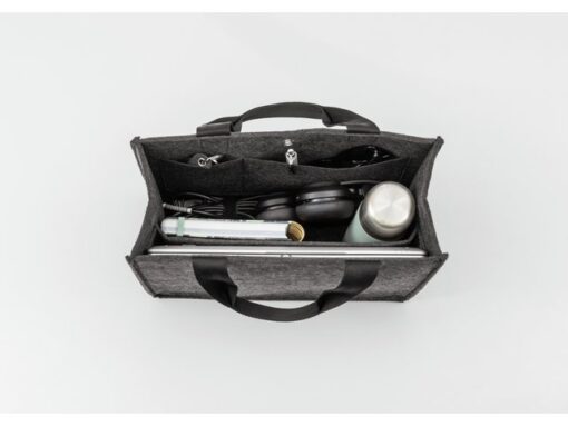 Desk Sharing Bag Basic M donkergrijs 360x280x150mm