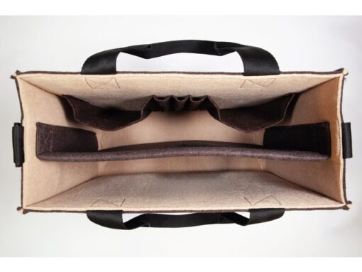 Desk Sharing Bag Bicolor M bruin/beige M 360x280x150mm
