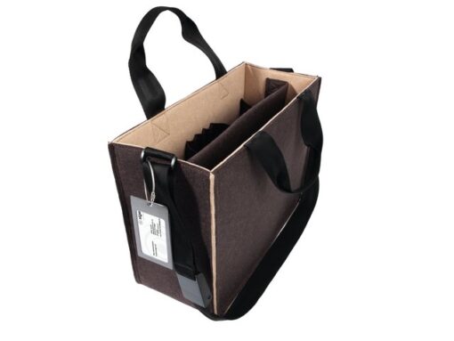 Desk Sharing Bag Bicolor M bruin/beige M 360x280x150mm
