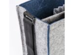 Desk Sharing Bag Bicolor M grijs/blauw M 360x280x150mm